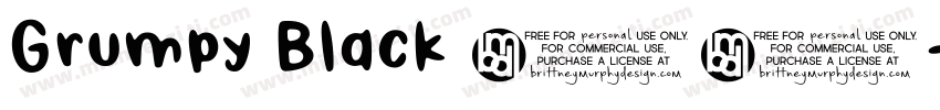 Grumpy Black 24字体转换